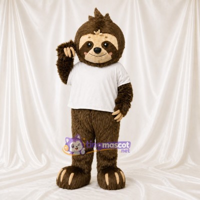 Sloth Mascot Costume Full Body for Adults School Events