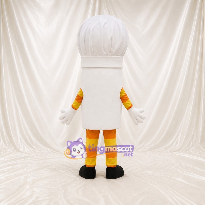 Chef Hat Character Mascot Costume Full Body for Adults Food Events