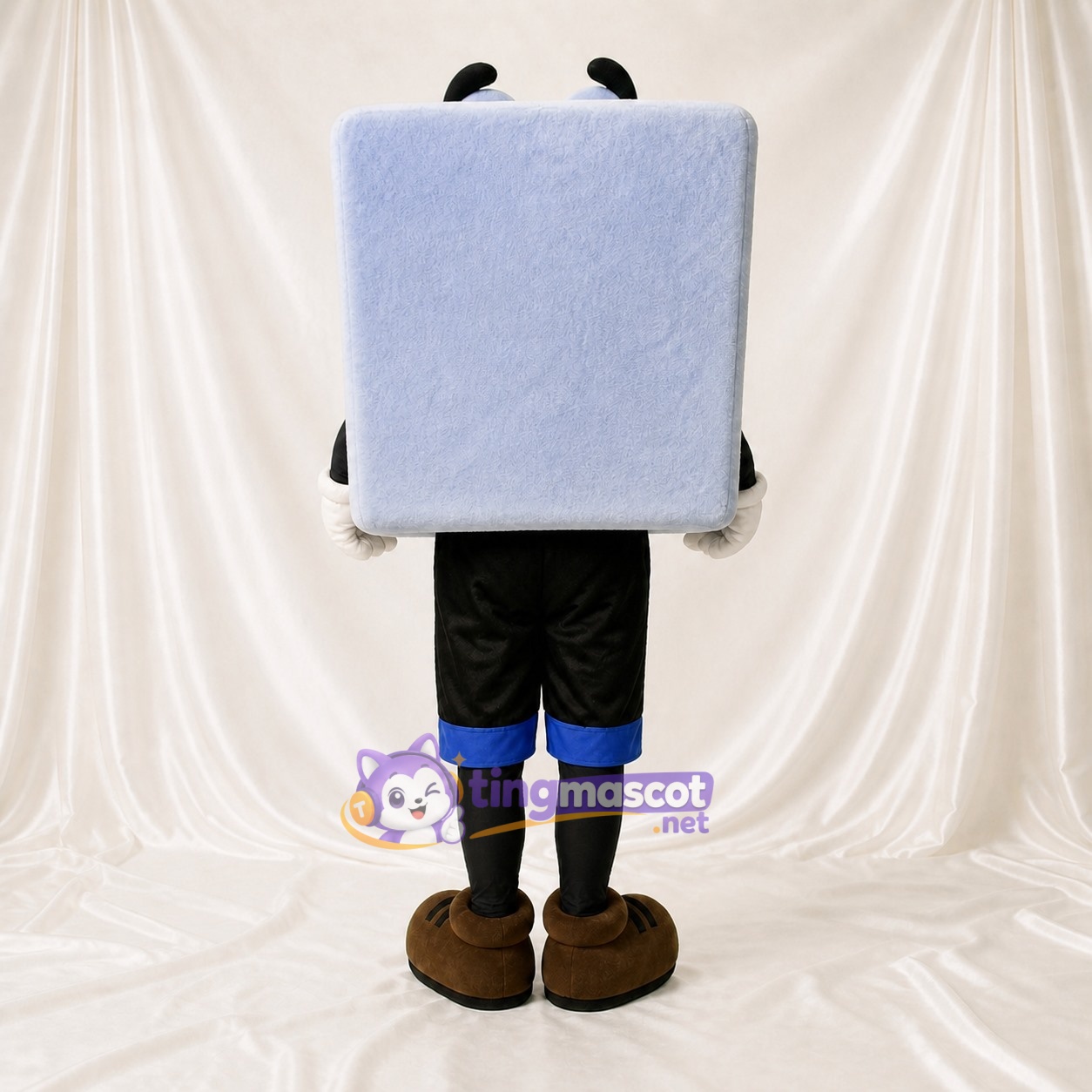 Personnage d'Affichage Carré Costume de mascotte intégral pour adultes Événements sportifs