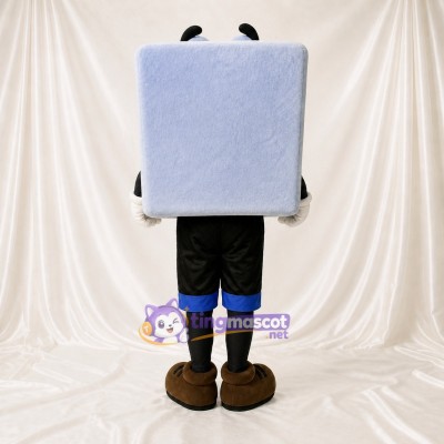 Square Display Character Mascot Costume Full Body for Adults Sports Events