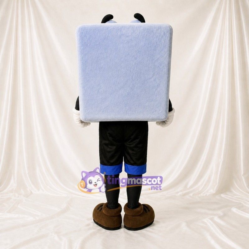 Square Display Character Mascot Costume Full Body for Adults Sports Events