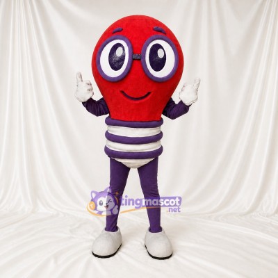 Light Bulb Mascot Costume Full Body for Adults Events