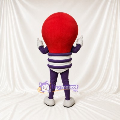 Light Bulb Mascot Costume Full Body for Adults Events