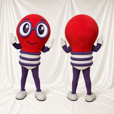 Light Bulb Mascot Costume Full Body for Adults Events
