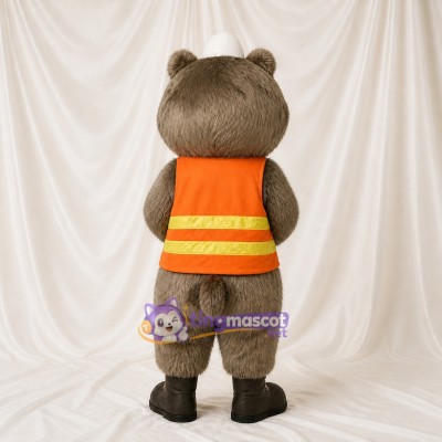 Ouvrier Raton Laveur Costume de mascotte intégral pour adultes Événements scolaires