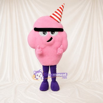 Barbe à Papa Costume de mascotte intégral pour adultes Salons professionnels