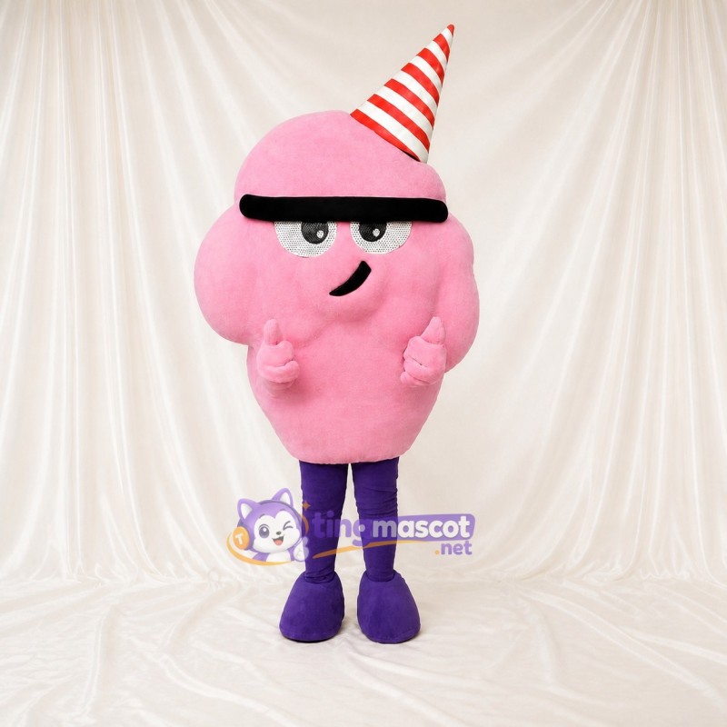 Cotton Candy Mascot Costume Full Body for Adults Trade Shows
