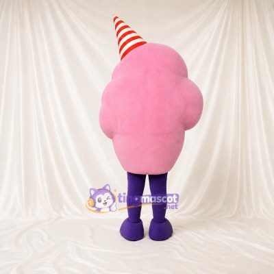 Cotton Candy Mascot Costume Full Body for Adults Trade Shows