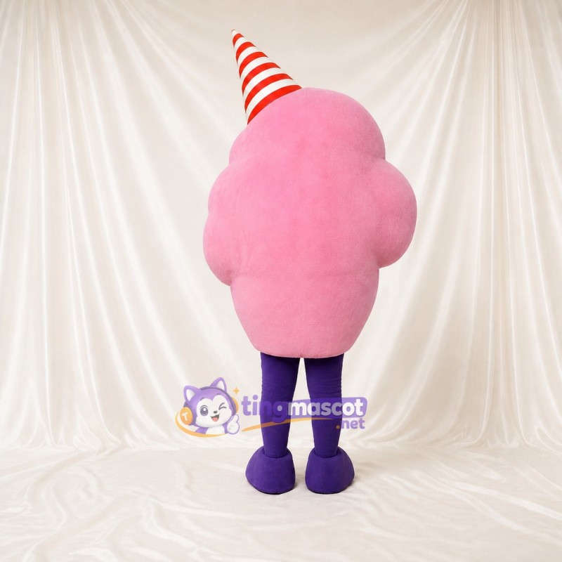 Cotton Candy Mascot Costume Full Body for Adults Trade Shows