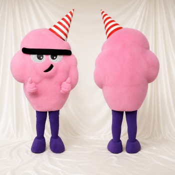 Barbe à Papa Costume de mascotte intégral pour adultes Salons professionnels