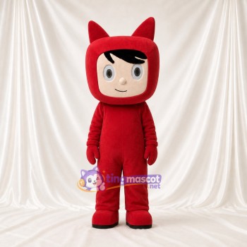 Fille à Capuche Costume de mascotte intégral pour adultes Événements scolaires