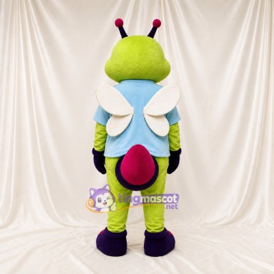 Papillon Vert Costume de mascotte intégral pour adultes Événements scolaires