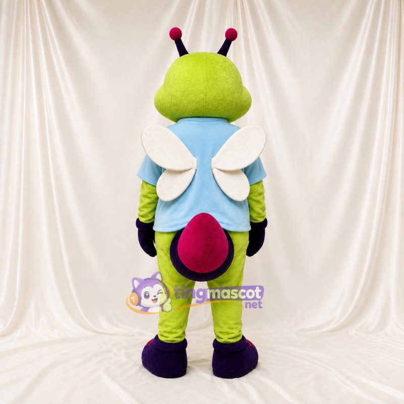 Papillon Vert Costume de mascotte intégral pour adultes Événements scolaires