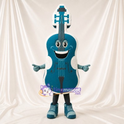 Cello Maskottchenkostüm Ganzkörper für Erwachsene Messen
