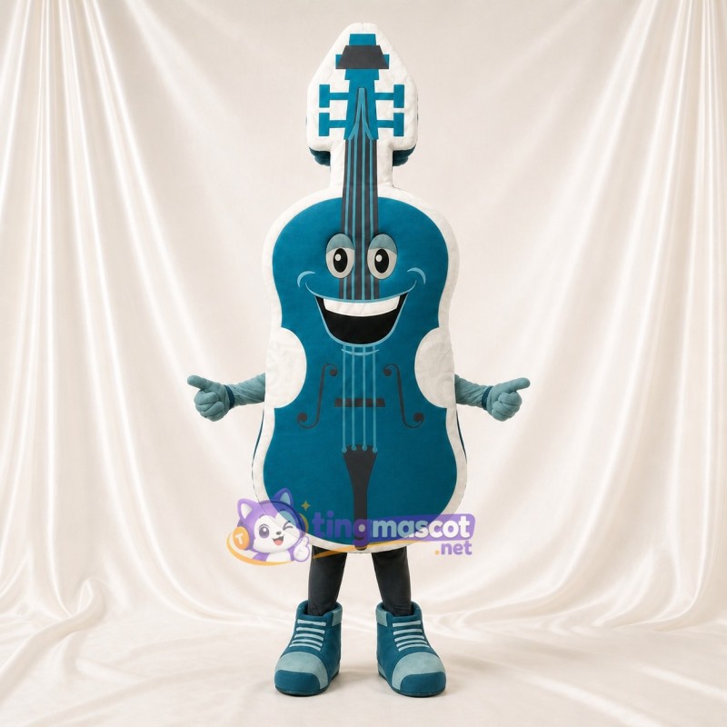 Cello Maskottchenkostüm Ganzkörper für Erwachsene Messen