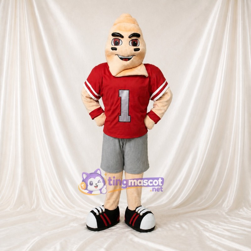 Athlète de crème glacée Costume de mascotte intégral pour adultes Événements sportifs