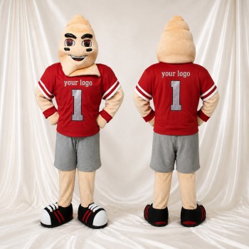 Athlète de crème glacée Costume de mascotte intégral pour adultes Événements sportifs