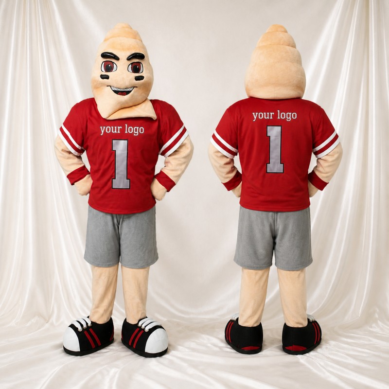 Athlète de crème glacée Costume de mascotte intégral pour adultes Événements sportifs