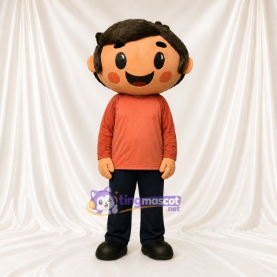 Detailed Themed Boy Character Mascot Costume Full Body for Adults School Events