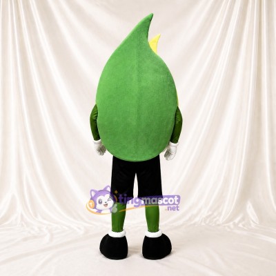 Leaf Mascot Costume Full Body for Adults Trade Shows