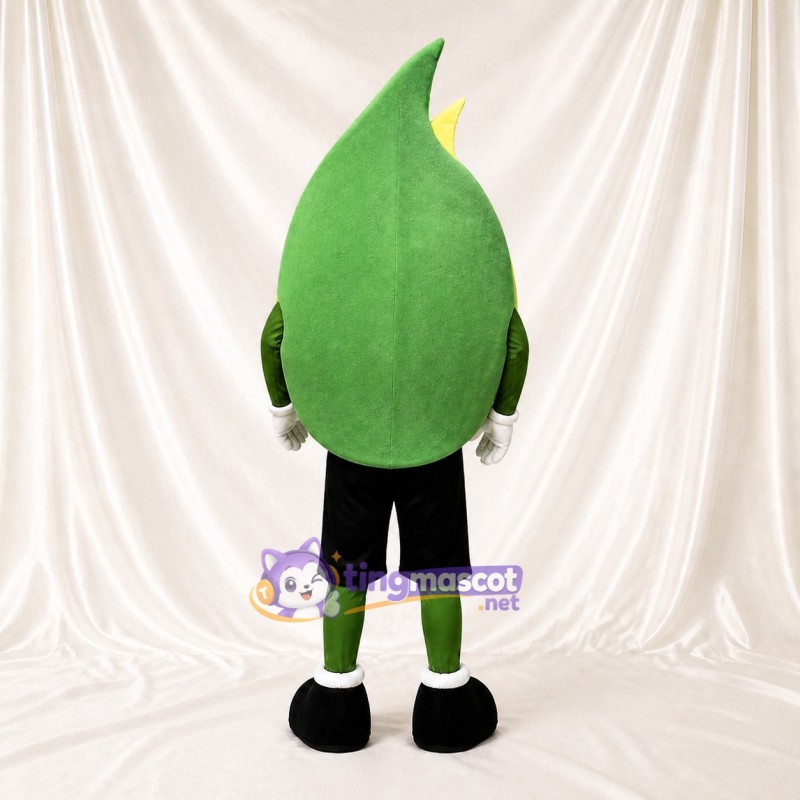 Leaf Mascot Costume Full Body for Adults Trade Shows