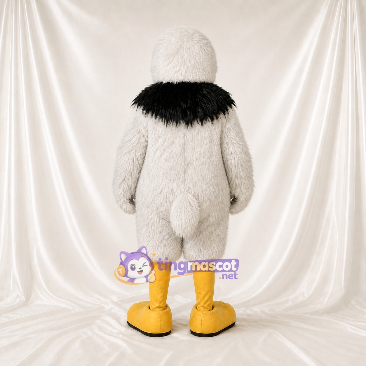 Aigle Blanc Costume de mascotte intégral pour adultes Événements scolaires Aigle Blanc Costume de mascotte intégral pour adultes Événements scolaires
