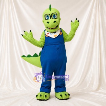 Costume de mascotte tricératops étudiant intégral pour adultes – événements scolaires