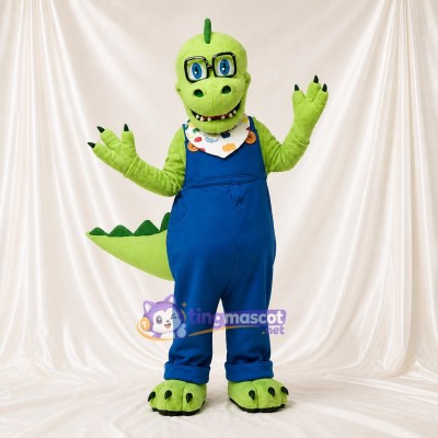 Costume de mascotte tricératops étudiant intégral pour adultes – événements scolaires