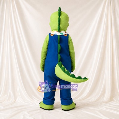 Costume de mascotte tricératops étudiant intégral pour adultes – événements scolaires