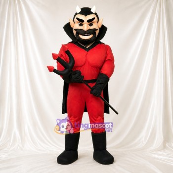 Devil Hero Mascot Costume Full Body for Adults School Events
