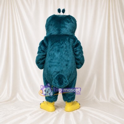 Teal Owl Mascot Costume Full Body for Adults School Events