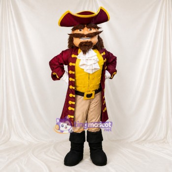Pirate Marron Costume de mascotte intégral pour adultes Événements scolaires
