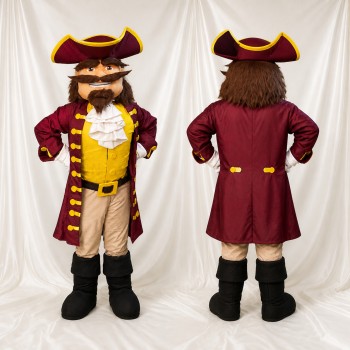 Pirate Marron Costume de mascotte intégral pour adultes Événements scolaires