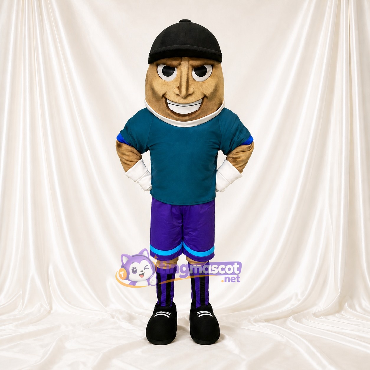 Human Athlete Mascot Costume Full Body for Adults Sports Events Human Athlete Mascot Costume Full Body for Adults Sports Events