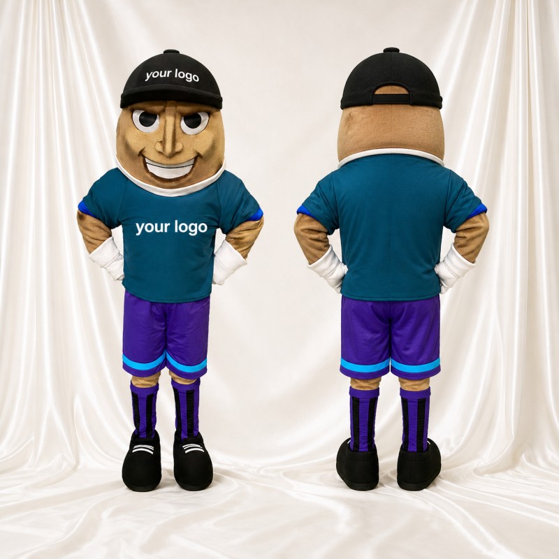 Human Athlete Mascot Costume Full Body for Adults Sports Events