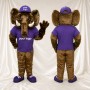 Elephant Mascot Costume Full Body for Adults School Events