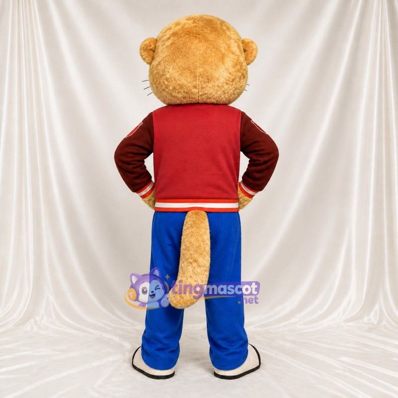 Otter Mascot Costume Full Body for Adults School Events