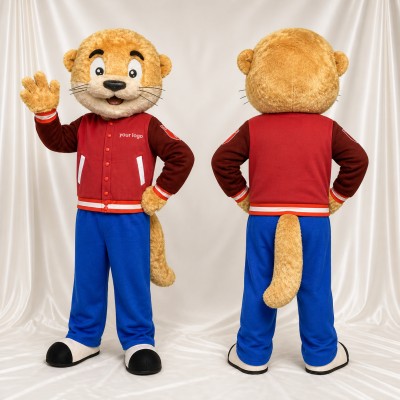 Otter Mascot Costume Full Body for Adults School Events