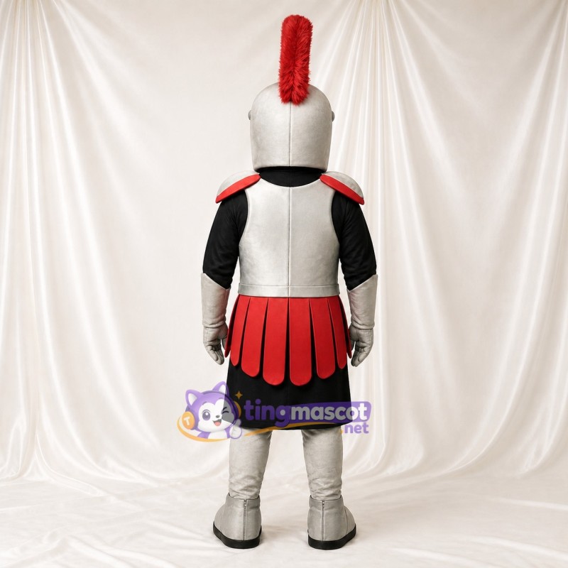 Chevalier au visage de dessin animé Costume de mascotte intégral pour adultes Événements scolaires