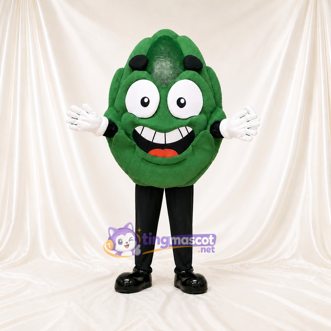 Artichoke Mascot Costume Full Body for Adults Trade Shows Artichoke Mascot Costume Full Body for Adults Trade Shows