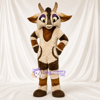 Goat Mascot Costume Full Body for Adults School Events