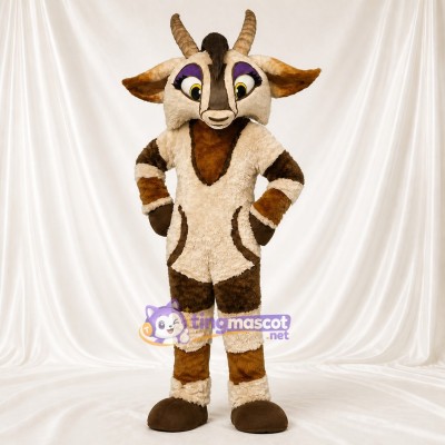Goat Mascot Costume Full Body for Adults School Events