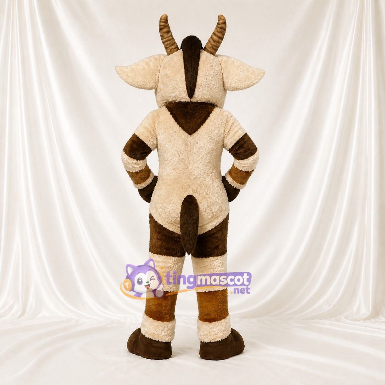 Chèvre Costume de mascotte intégral pour adultes Événements scolaires Chèvre Costume de mascotte intégral pour adultes Événements scolaires