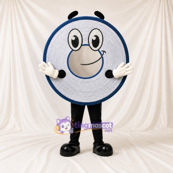 Emblème Rond Costume de mascotte intégral pour adultes Salons professionnels
