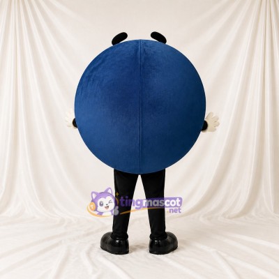Round Emblem Mascot Costume Full Body for Adults Trade Shows