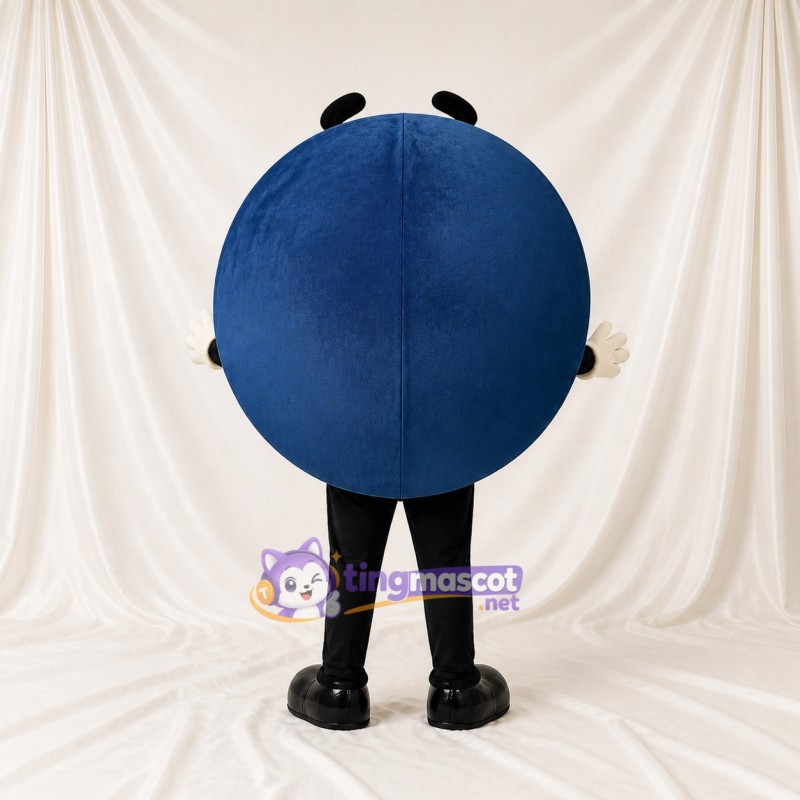 Round Emblem Mascot Costume Full Body for Adults Trade Shows