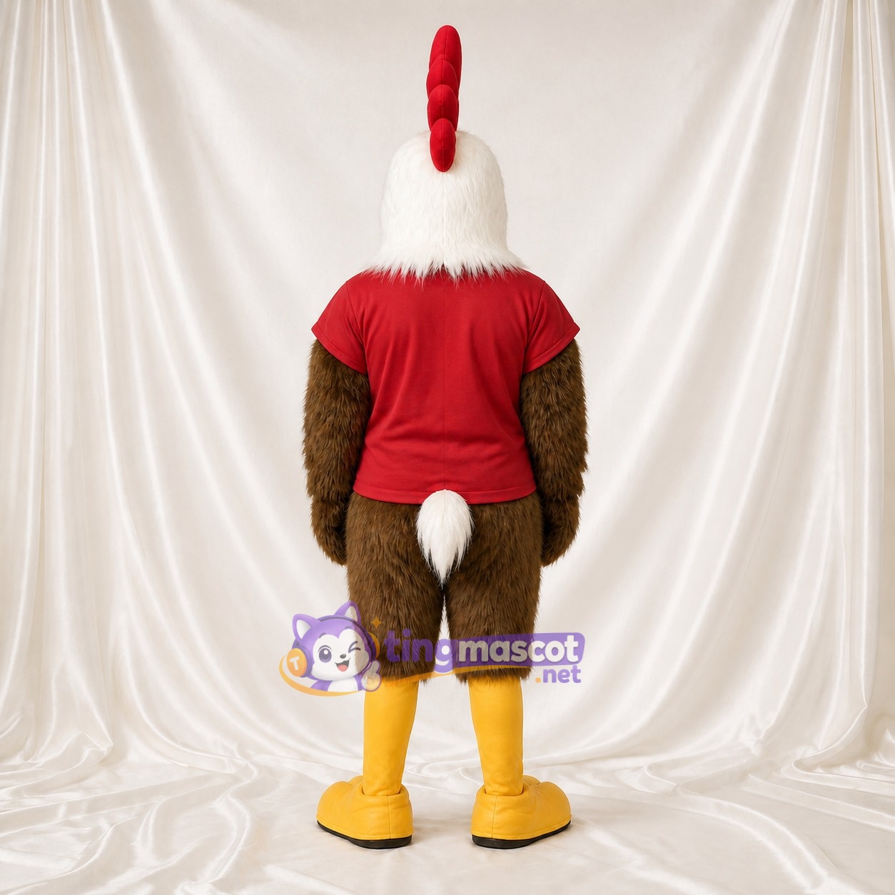 Athlète Coq Costume de mascotte intégral pour adultes Événements sportifs Athlète Coq Costume de mascotte intégral pour adultes Événements sportifs
