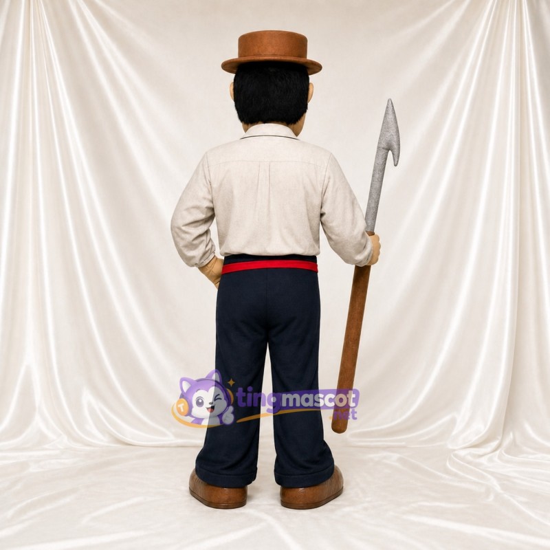 Ranch Worker Mascot Costume Full Body for Adults School Events