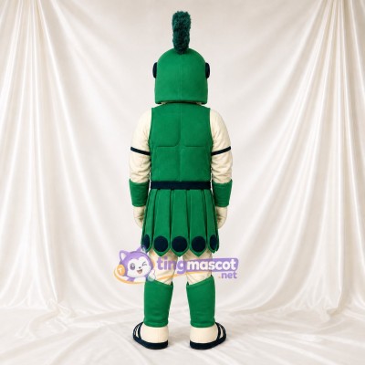 Chevalier vert Costume de mascotte intégral pour adultes Événements scolaires