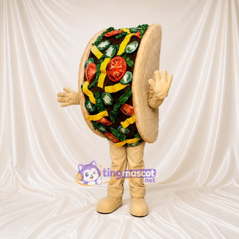 Taco Mascot Costume Full Body for Adults Trade Shows